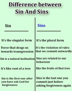 sin vs sins