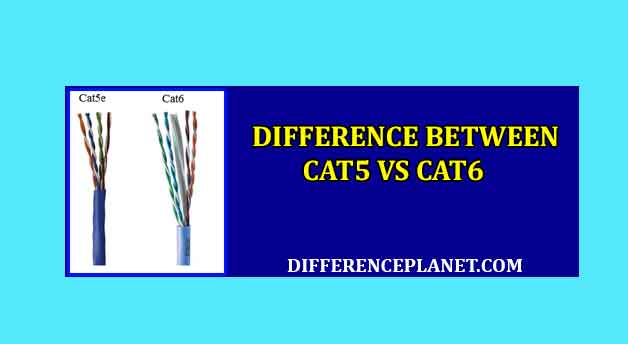 difference between Cat5 and Cat6