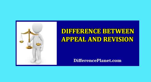 difference between appeal and revision