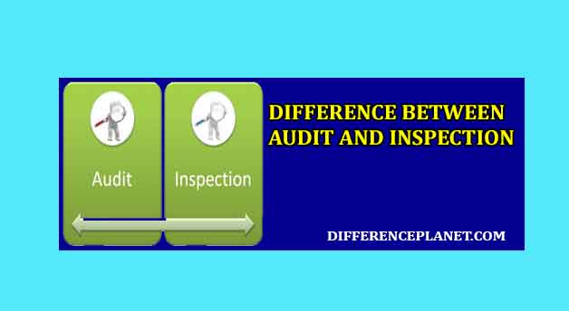 Difference between Audit and Inspection