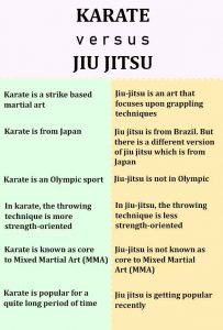 Jiu Jitsu vs Karate 