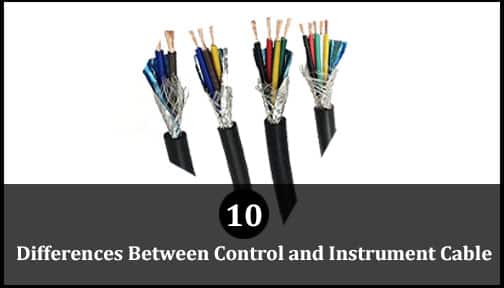 Differences Between Control and Instrument Cable
